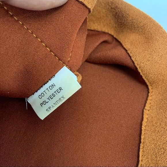 FAUX SUEDE MINI SKIRT - Picture 6 of 7